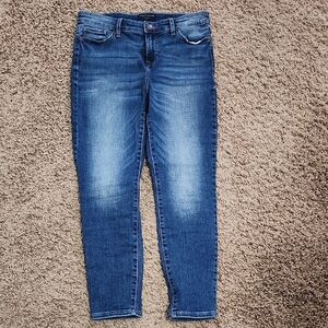 Lucky Brand Blue Skinny Jeans with Gradient Fading